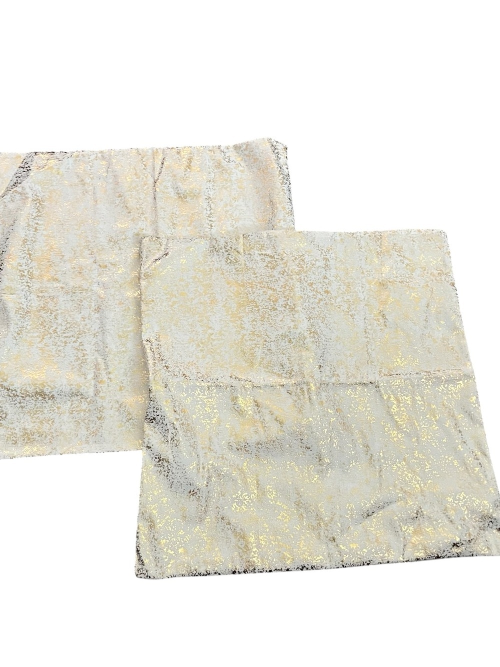 New! Shimmery Gold Sequin Throw Pillows Covers- Set of 2 - Picture 4 of 7